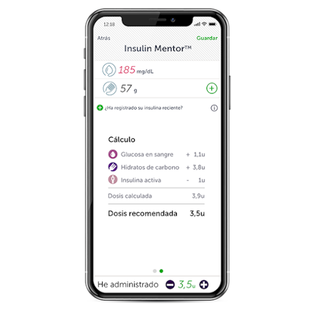 Mentor de Insulina Calculo