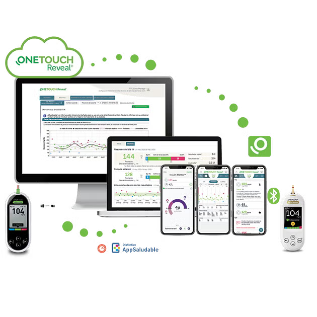 OneTouch Reveal® App Móvil y Web