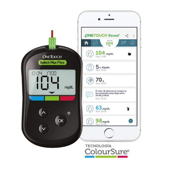 Select Plus Flex® y teléfono y logo