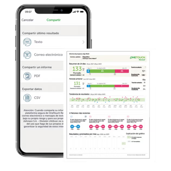 Montaje iPhone y imagen resultados App movil