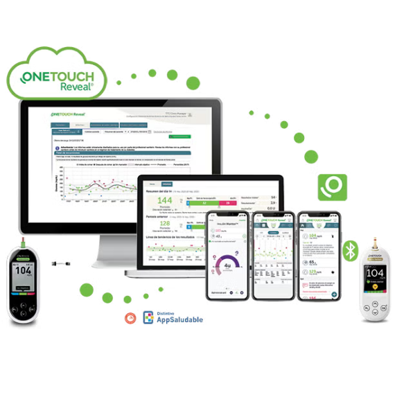 OneTouch Reveal® App Móvil y Web